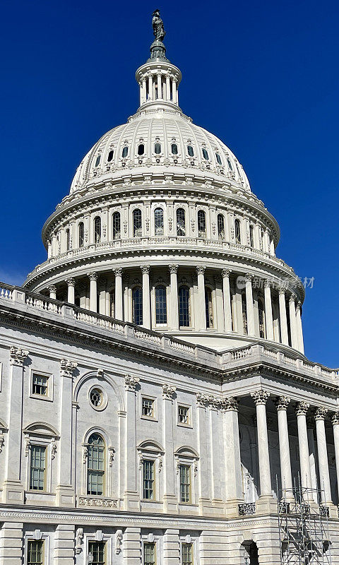 秋天的华盛顿特区国会山