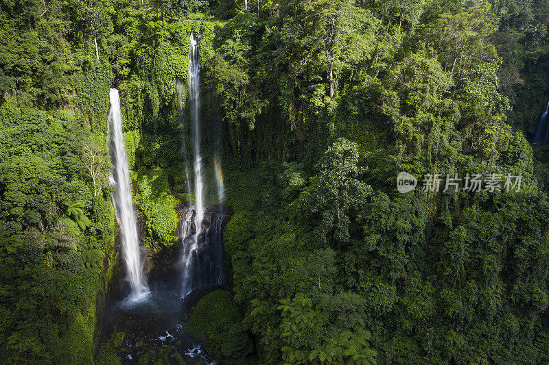 印度尼西亚巴厘岛的Sekumpul瀑布