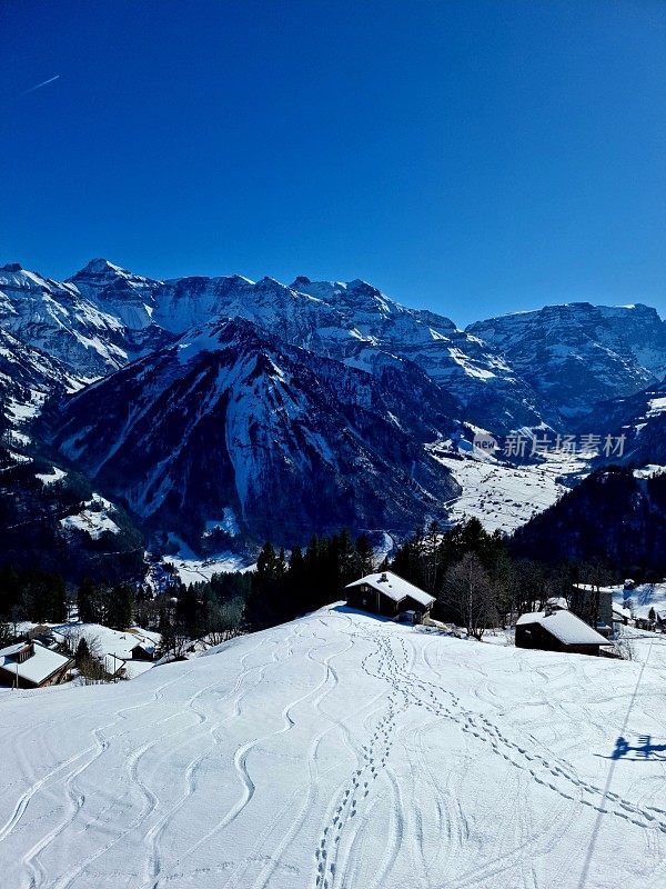 滑雪胜地布劳恩瓦尔德