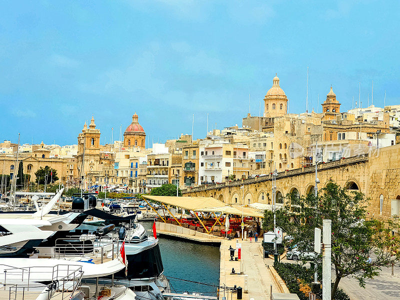 马耳他的Birgu城市景观