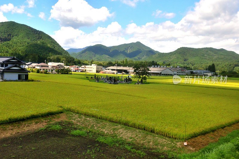 日本东部乡村景观:东武铁路观景