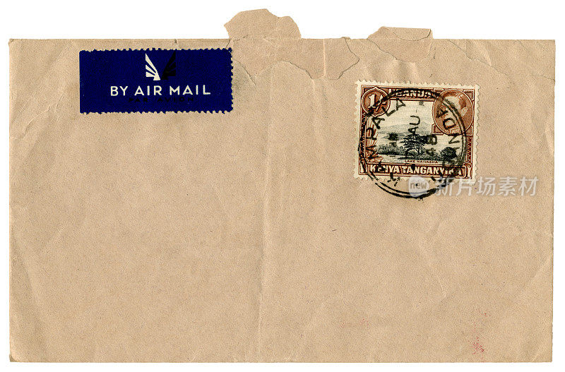 来自乌干达坎帕拉的信封，1948年