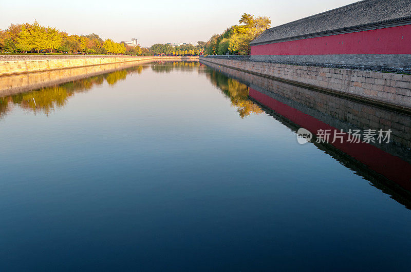 紫禁城西北城墙，海峡，中国北京