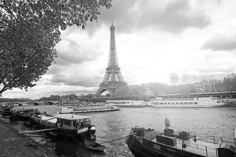法国巴黎的埃菲尔铁塔