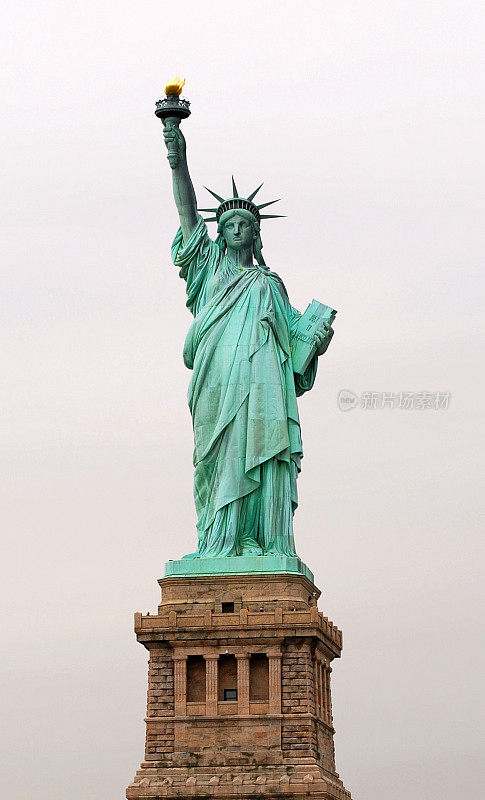 美国纽约曼哈顿自由女神像