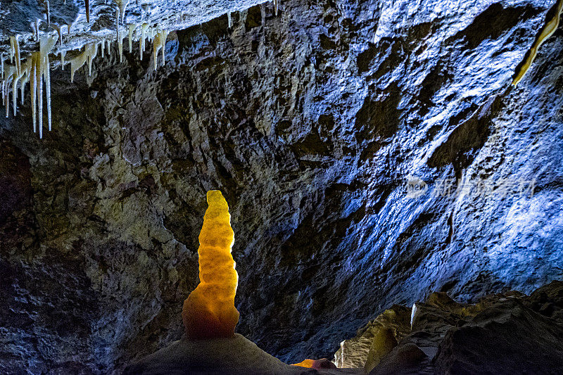 地下洞穴的观点