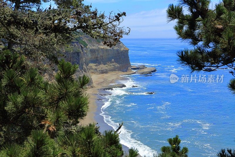 加州海岸隐藏海滩