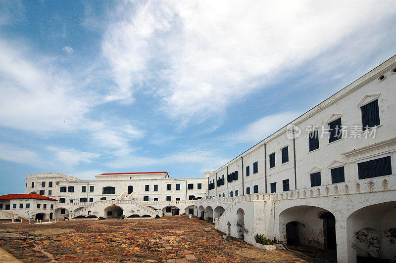 加纳海角海岸:海角海岸城堡-庭院