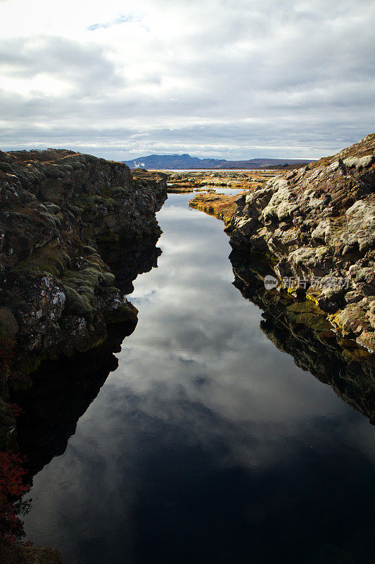 Silfra附近断层、冰岛