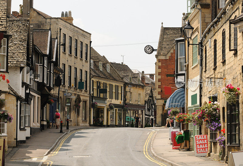 科茨沃尔德丘陵街Winchcombe