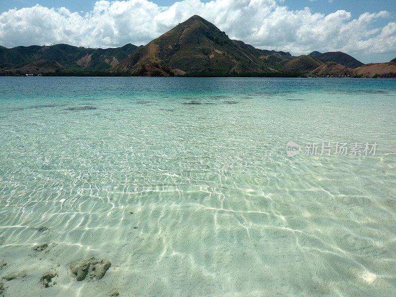 海景在Kelor岛，弗洛雷斯印度尼西亚