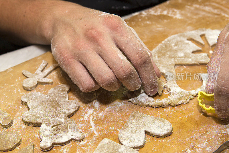 做圣诞饼干