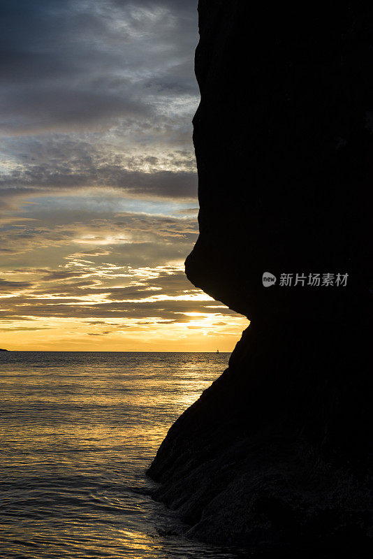 冰岛的午夜太阳