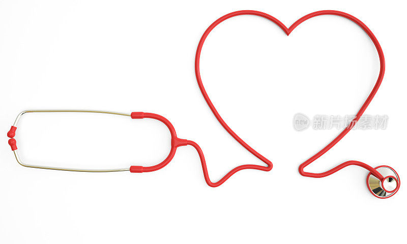 心脏形状的听诊器