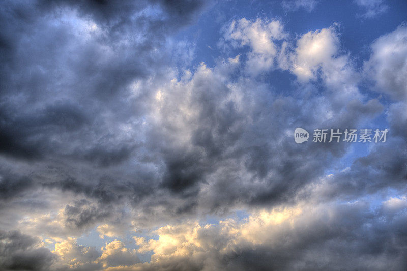 戏剧性的Cloudscape