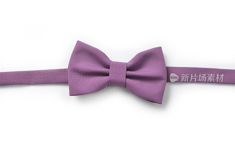 紫色的领结