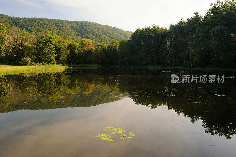 宾夕法尼亚州中部的宁静早晨