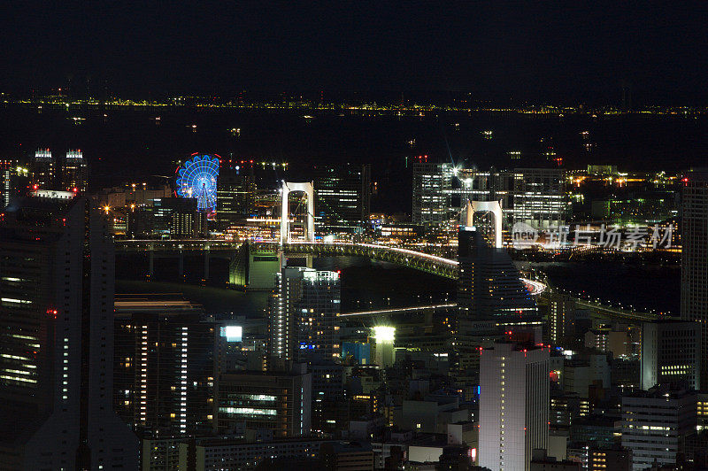 东京彩虹桥夜景