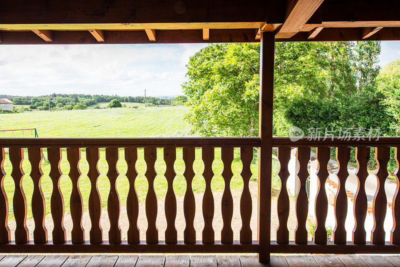 卢瓦尔别墅阳台,法国