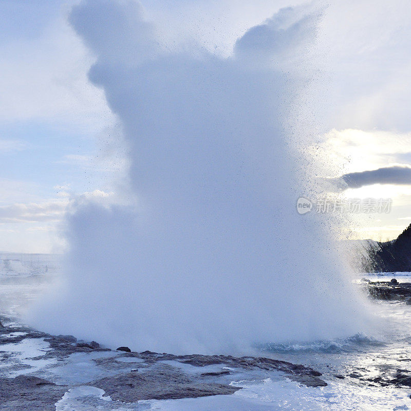 Strokkur喷泉、冰岛