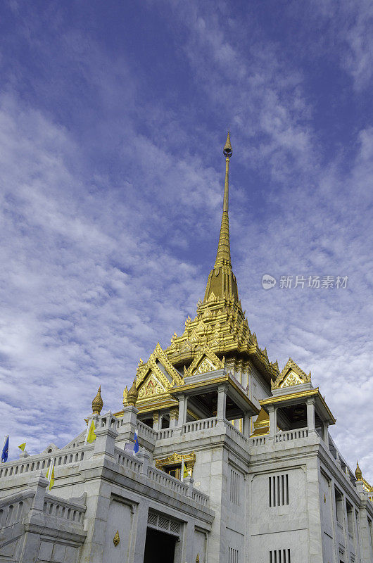 泰国曼谷，特里米特寺。以其巨大而闻名