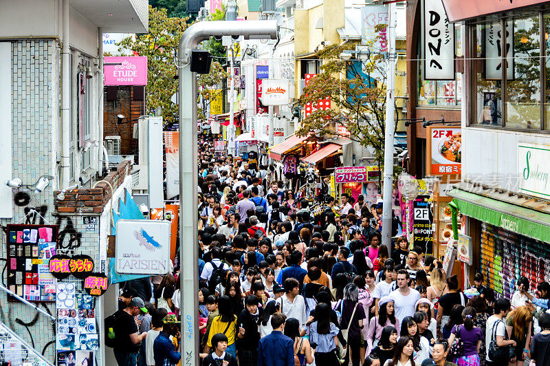 原宿青少年时尚区——日本东京