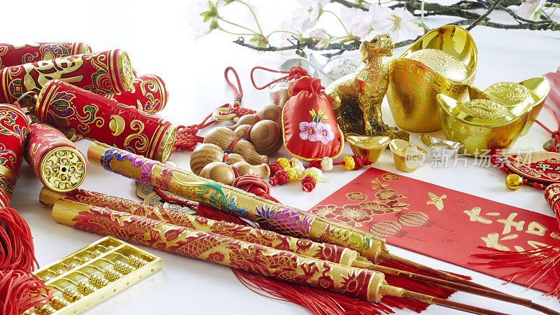 中国新年节日装饰，