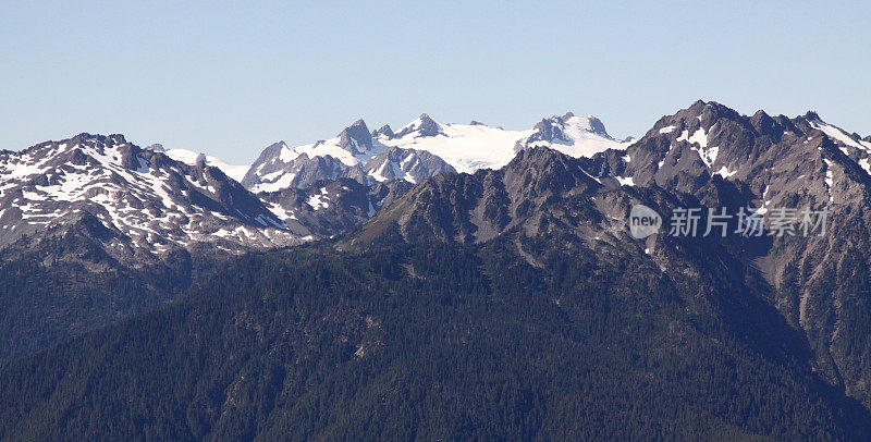 奥林匹克国家公园里的奥林匹斯山