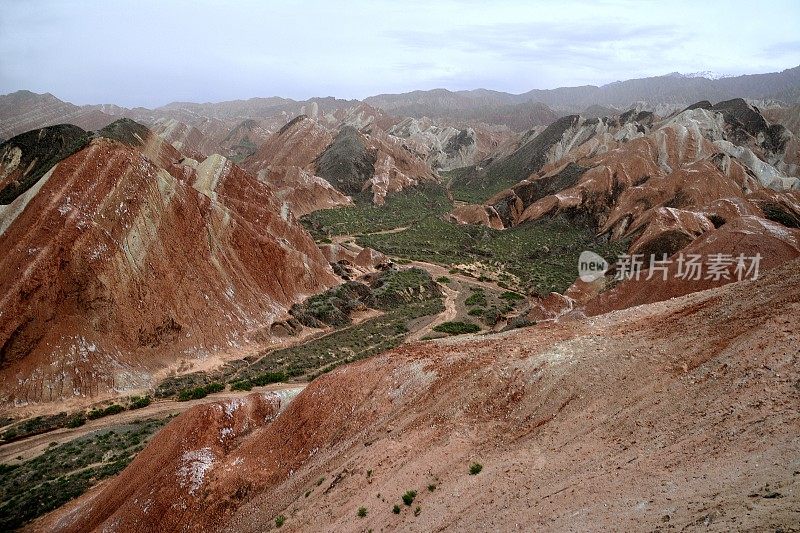 中国甘肃张掖丹霞地貌地质公园