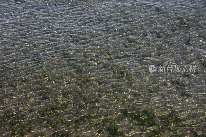 浅海的水面纹理背景