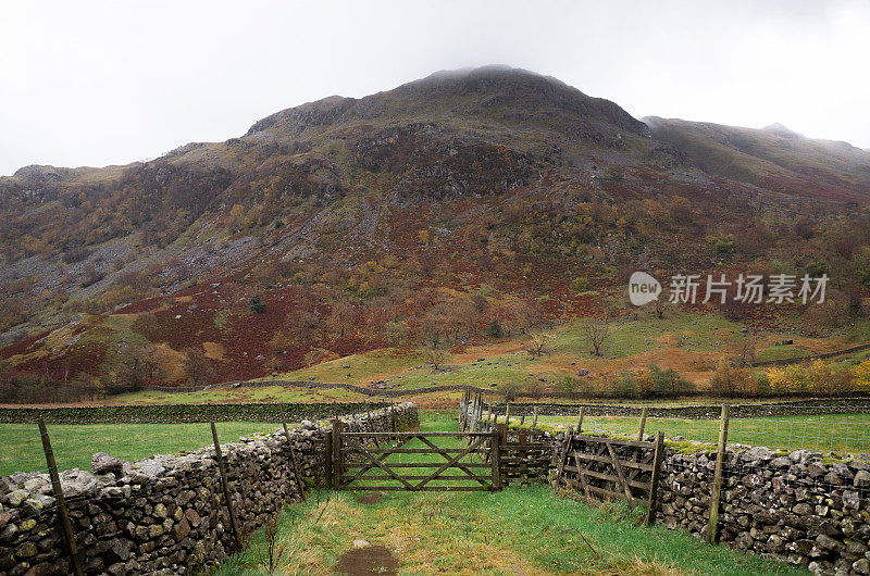 英国湖区秋季景观