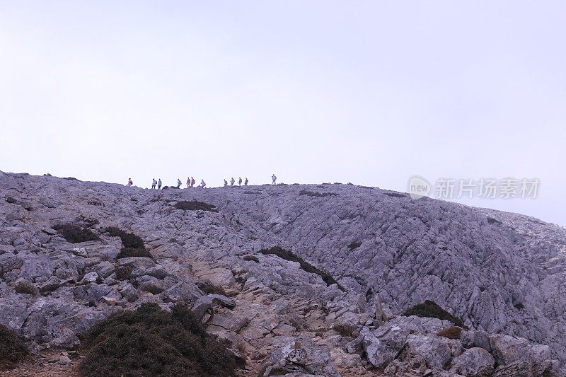 希腊纳克索斯岛上的宙斯山