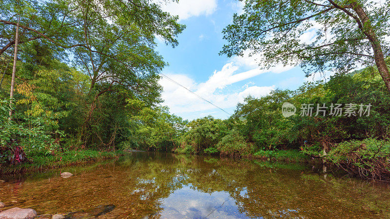 山涧河流