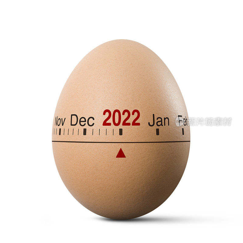 新2022年。煮蛋计时器。