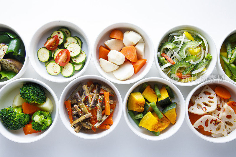 使用日本蔬菜的各种食谱的集合。