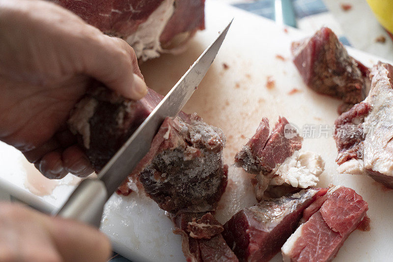 屠夫肉切割机肉