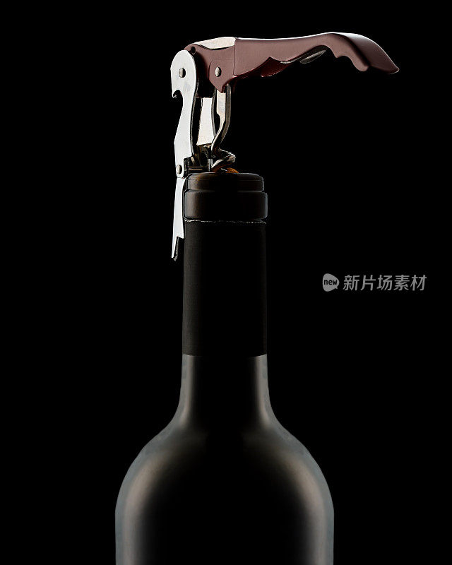 红酒开瓶，选择性对焦，微距摄影