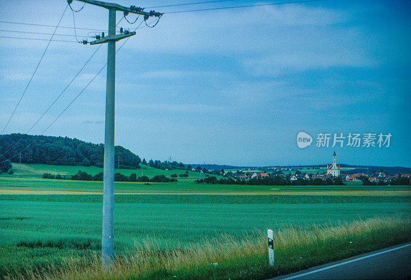 1989年旧正片扫描，施泰因豪森和德罗托姆，施泰因豪森，德国