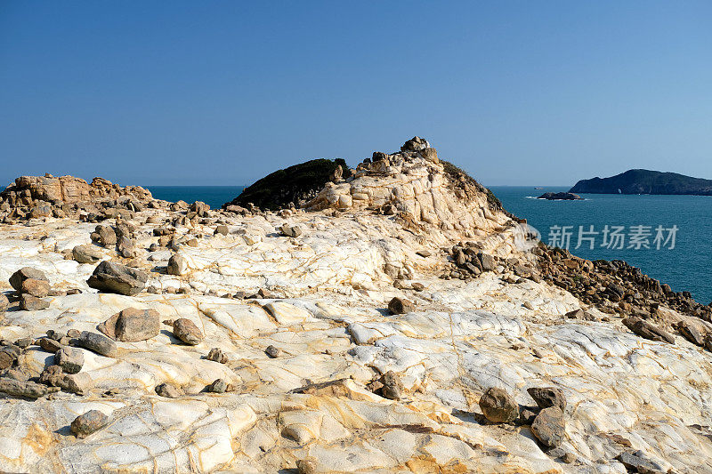 香港联合国教科文组织世界地质公园、西贡东郊野公园的岩石海岸