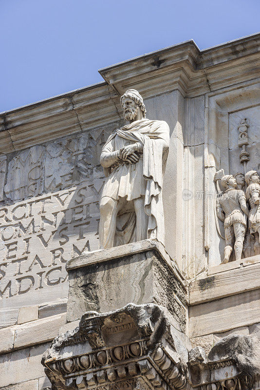 罗马君士坦丁凯旋门的细节