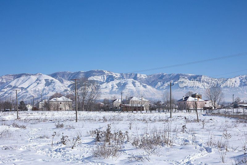 阿尔巴尼亚的Korca乡村