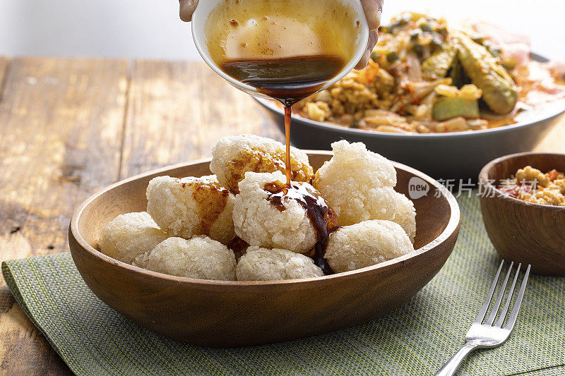 糯米粉是一种美味的印尼传统食物