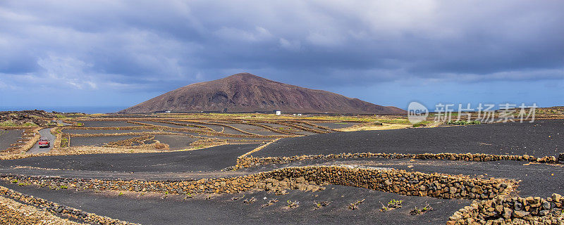 兰萨罗特，加那利群岛-农业火山田