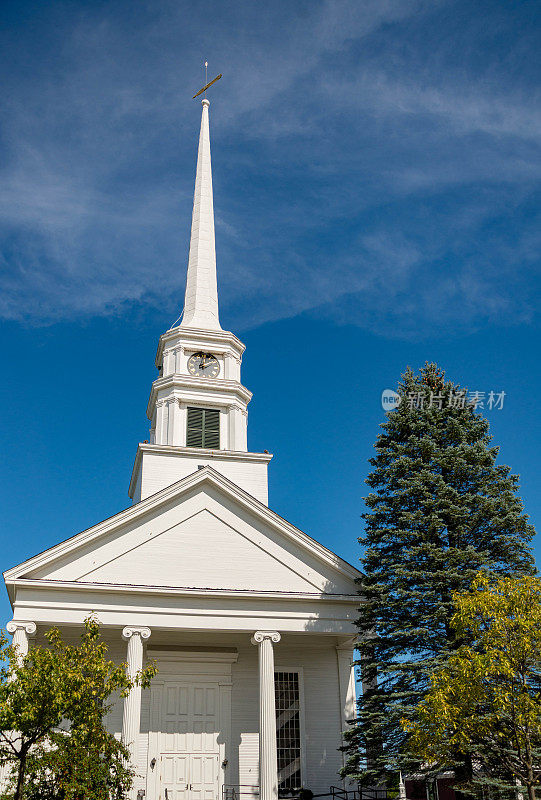 美国佛蒙特州斯托的斯托社区教堂