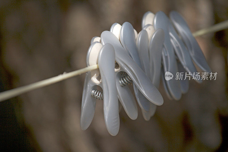 节约能源，晾干衣服