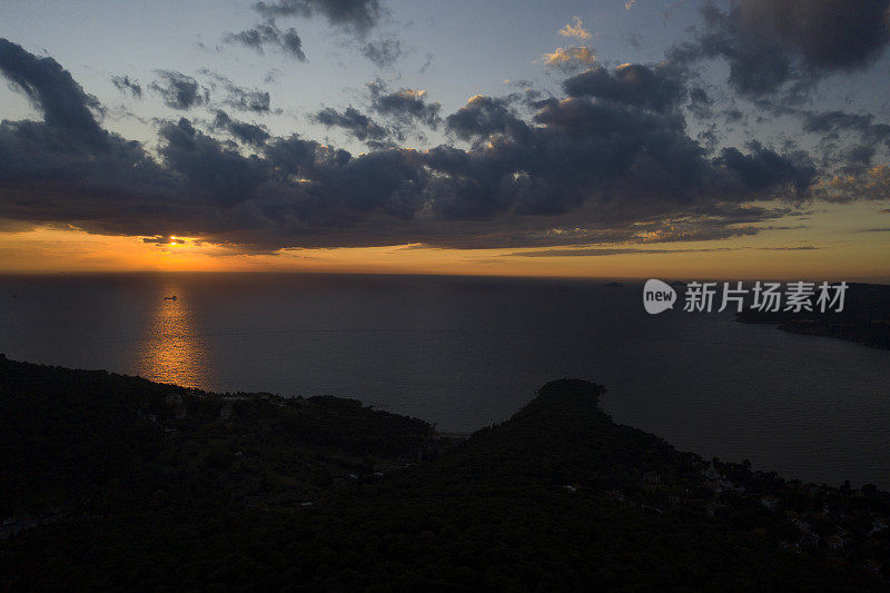 日落海景