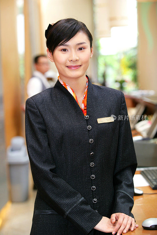 酒店服务人员肖像