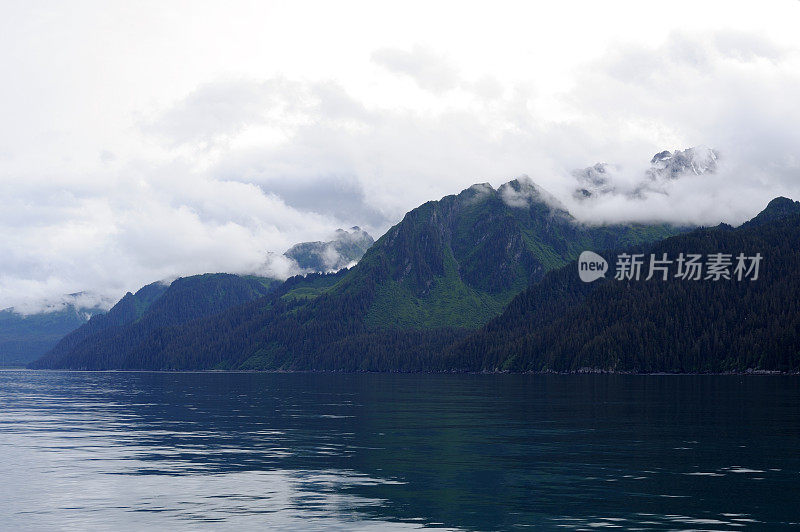 阿拉斯加复活湾的风景