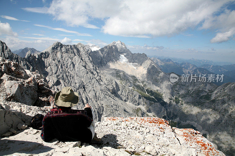 看着Zugspitze