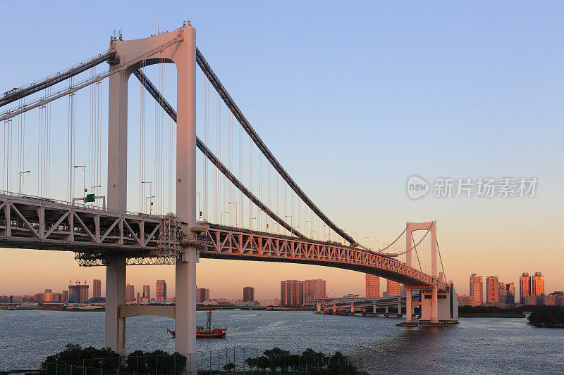 东京湾与日本彩虹桥